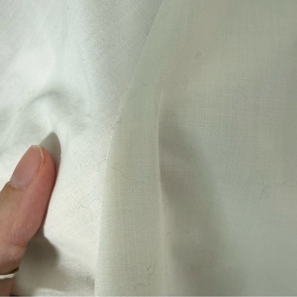 Vintage Hand Embroidered Floral Peasant Blouse White Hungarian Style Cottagecore - Picture 8 of 12